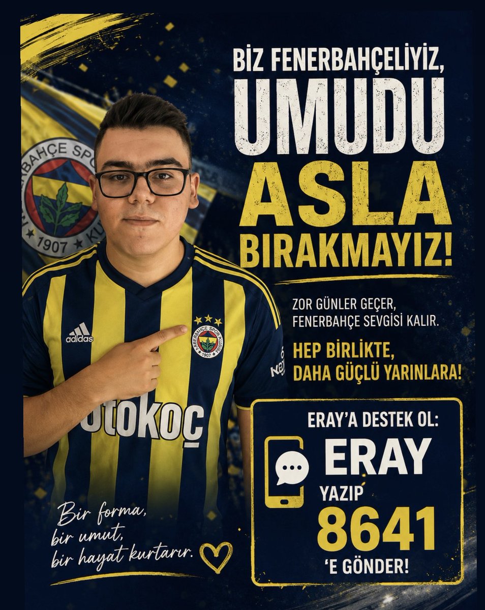 dmderay80's tweet photo. Biz Fenerbahçeliyiz…
Formaya nasıl sahip çıkıyorsak, Eray’a da öyle sahip çıkarız. 💙💛
@Fenerbahce 
#Fenerbahçe 
#azizyıldırım https://t.co/h0SVWS93C4