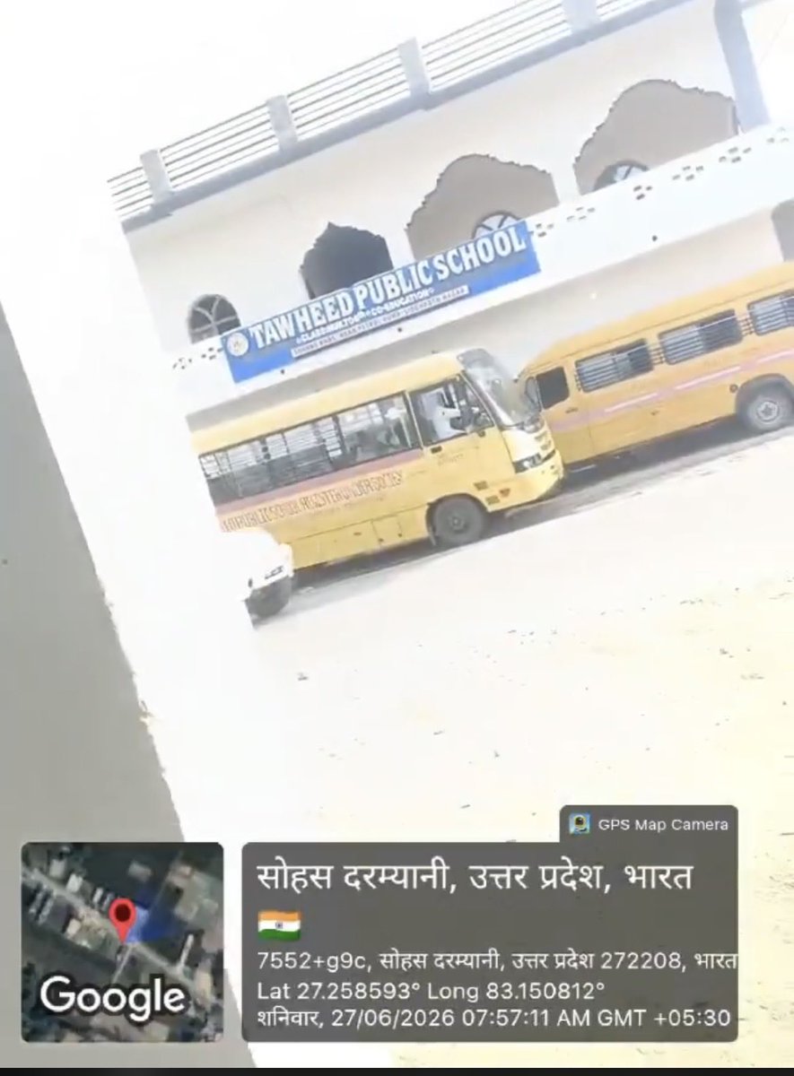 iamwhashimi's tweet photo. जनपद सिद्धार्थनगर का गंभीर मामला।

वाहन संख्या UP55T9724 एवं UP55T6713 एक संस्था मरकज़ अलदावा असलाफिया सोसायटी/जामिया उहुद के नाम पर पंजीकृत हैं, जबकि इनका संचालन दूसरी संस्था तौहीद पब्लिक स्कूल/निजी विद्यालय में किया जा रहा है।

यदि यह वैध है, तो परिवहन विभाग बताए कि किस अनुमति, Agreement, NOC या Permit के आधार पर?

वाहन से विद्यालय का नाम हटाया जा सकता है, लेकिन सच नहीं। सिर्फ नाम मिटा देने से कानून नहीं बदल जाता। कृपया निष्पक्ष जांच कर नियमानुसार कार्रवाई की जाए।

#MissionSafeFuture #SchoolVehicleSafety
#TransportDepartment #RoadSafety
#ChildSafety
 @uptransportdept @UPGovt @Uppolice @siddharthnagpol @dmsid1 @UPTransportDept @myogioffice @CMOfficeUP @MoRTHIndia @UPGovt @UPpolice @dgpup @siddharthnagpol