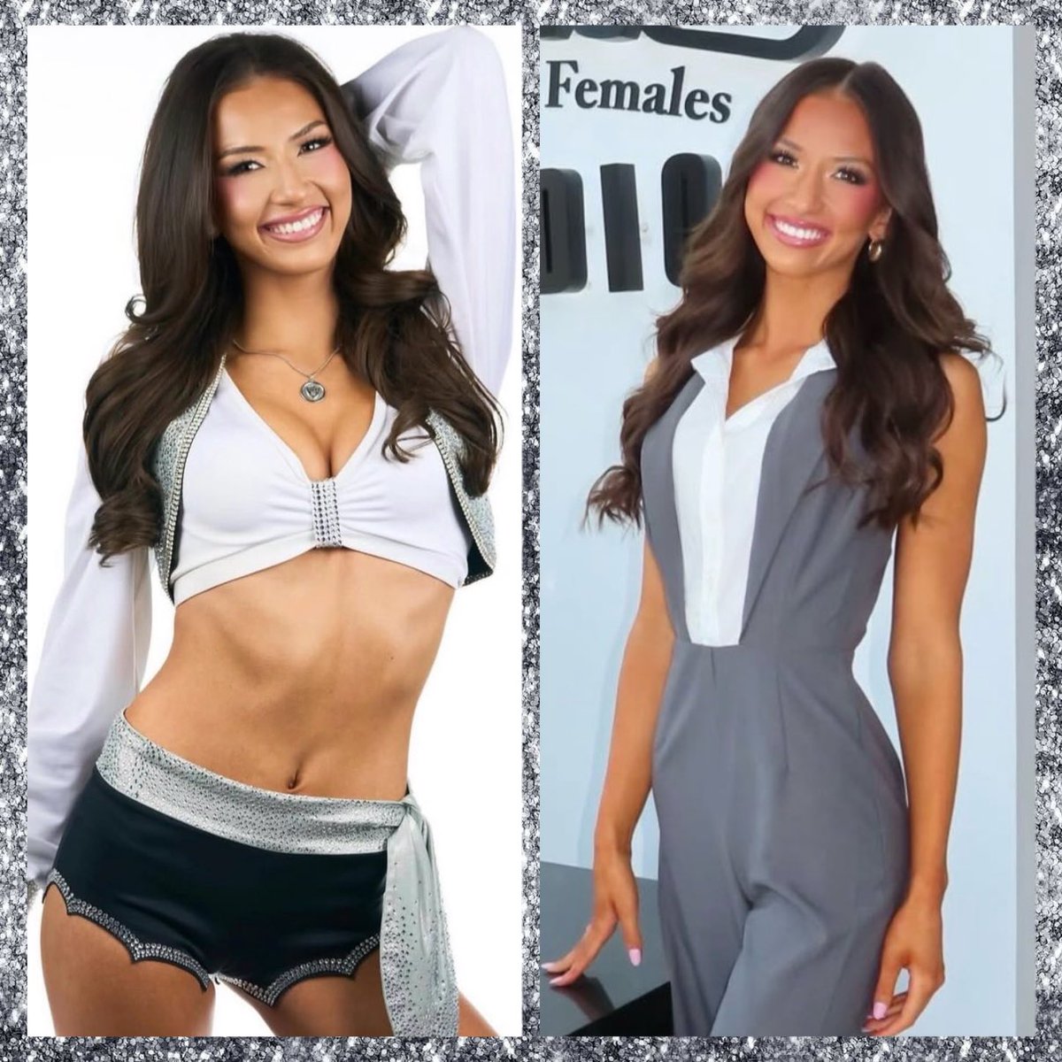 RaideretteDaily's tweet photo. Wishing a very fabulous birthday to Raiderette rookie Cameron!! 🎂✨🤍

#RaiderNation | #HappyBirthday https://t.co/8aoGtFJ7Zc