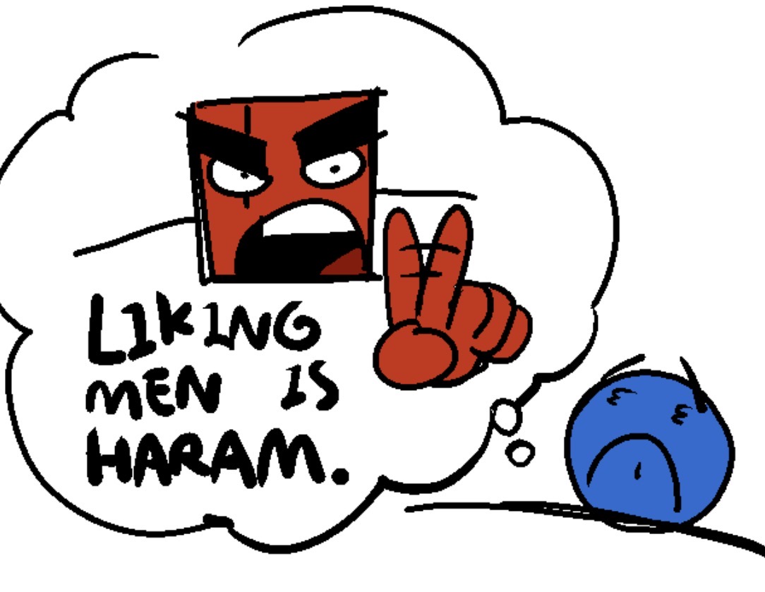 Kritical1294's tweet photo. #puzzleheads 
•
•
I keep thinking about these two panels so much, they just make so much sense now especially the one with blu aunt’s. 
And by that i mean their whole dinamic with LGBTQ+ themes. https://t.co/wTQiK0YHAM