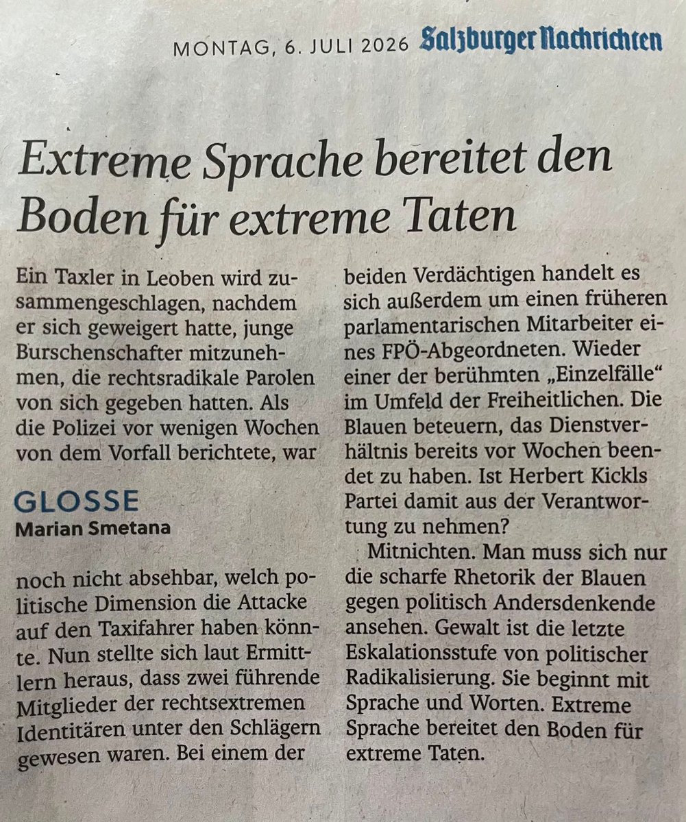 heidemarieschn3's tweet photo. Die verbalen Entgleisungen der FPÖ waren schon immer grauslich..... Und die Saat scheint aufzugehen.. 🤮🤮🤮🤮 https://t.co/LYmlkA7wF6