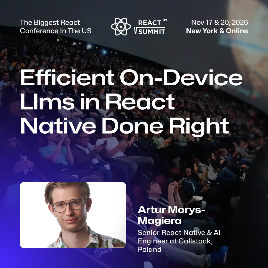React Summit 🔥The biggest React conference tweet media