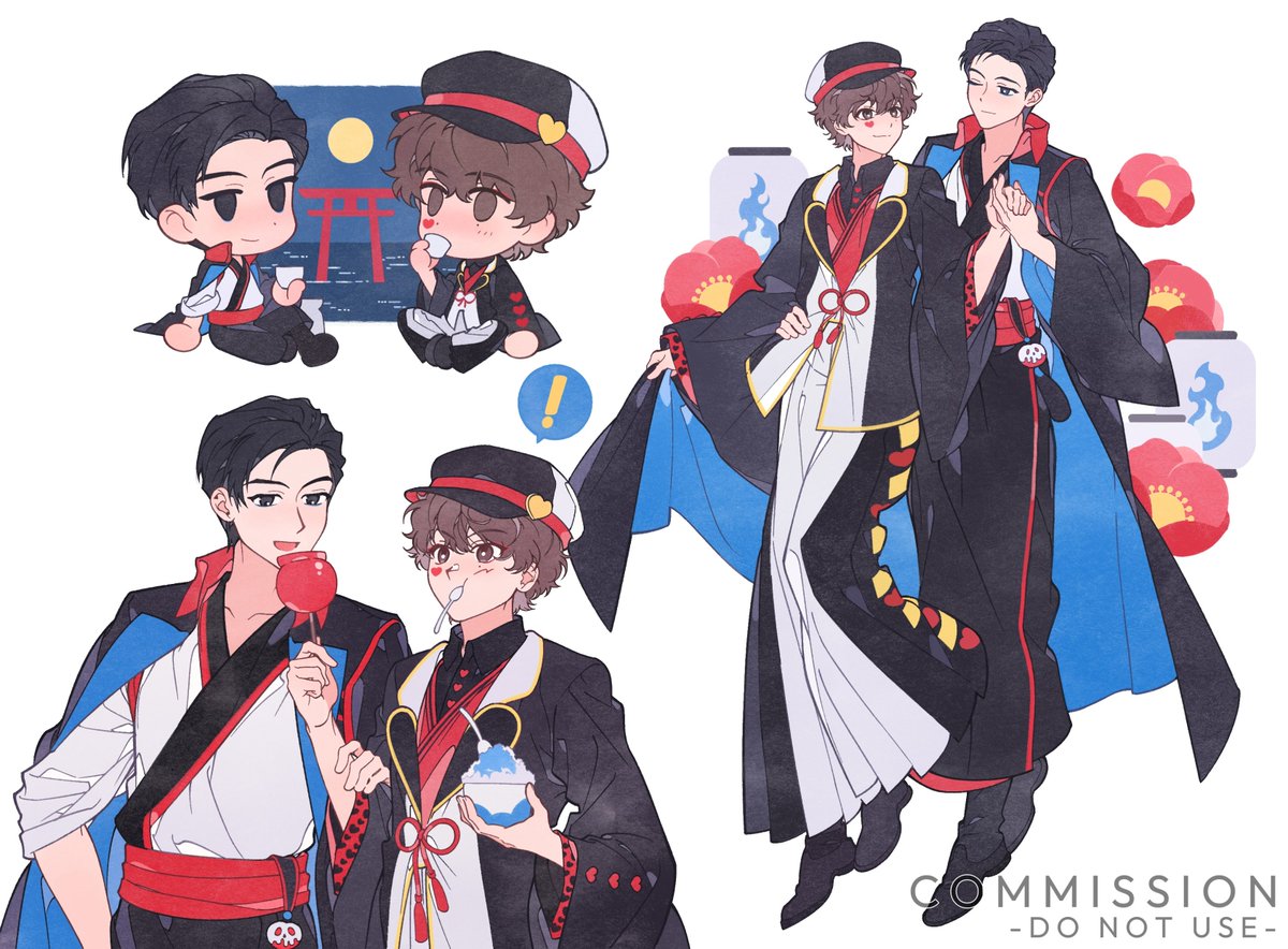 Vermilion_666_'s tweet photo. ���林檎心】夏祭りを満喫しよう https://t.co/JEelZ8imZP