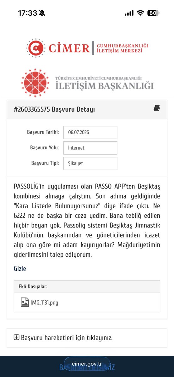 SelcukogluLatif's tweet photo. Cimer’e başvurdum. 
@Besiktas 
@besavder 
@SerdalAdali_x 
@gencliksporbak 
@OA_BAK 
@PassoTaraftar 
@passolig https://t.co/GCt6viRzNM
