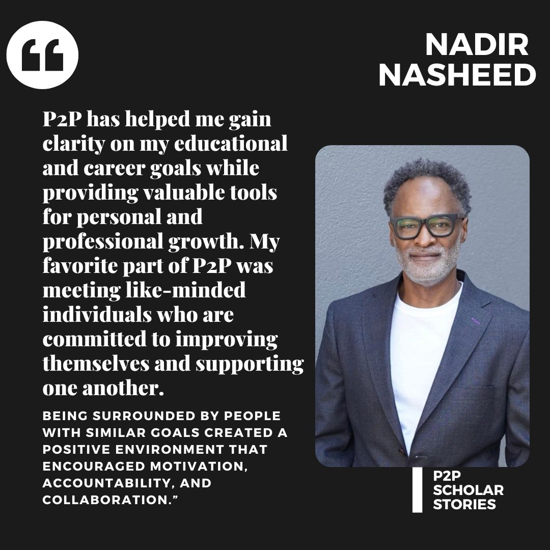 Dr_Andrisse's tweet photo. Growth happens when opportunity meets community. Congratulations to Nadir Nasheed on reaching another milestone with P2P! 

Your journey proves that no one succeeds alone—and your next chapter is just beginning.

https://t.co/rALa3pAdGs 

#P2P #EducationChangesLives https://t.co/GVglmluu53