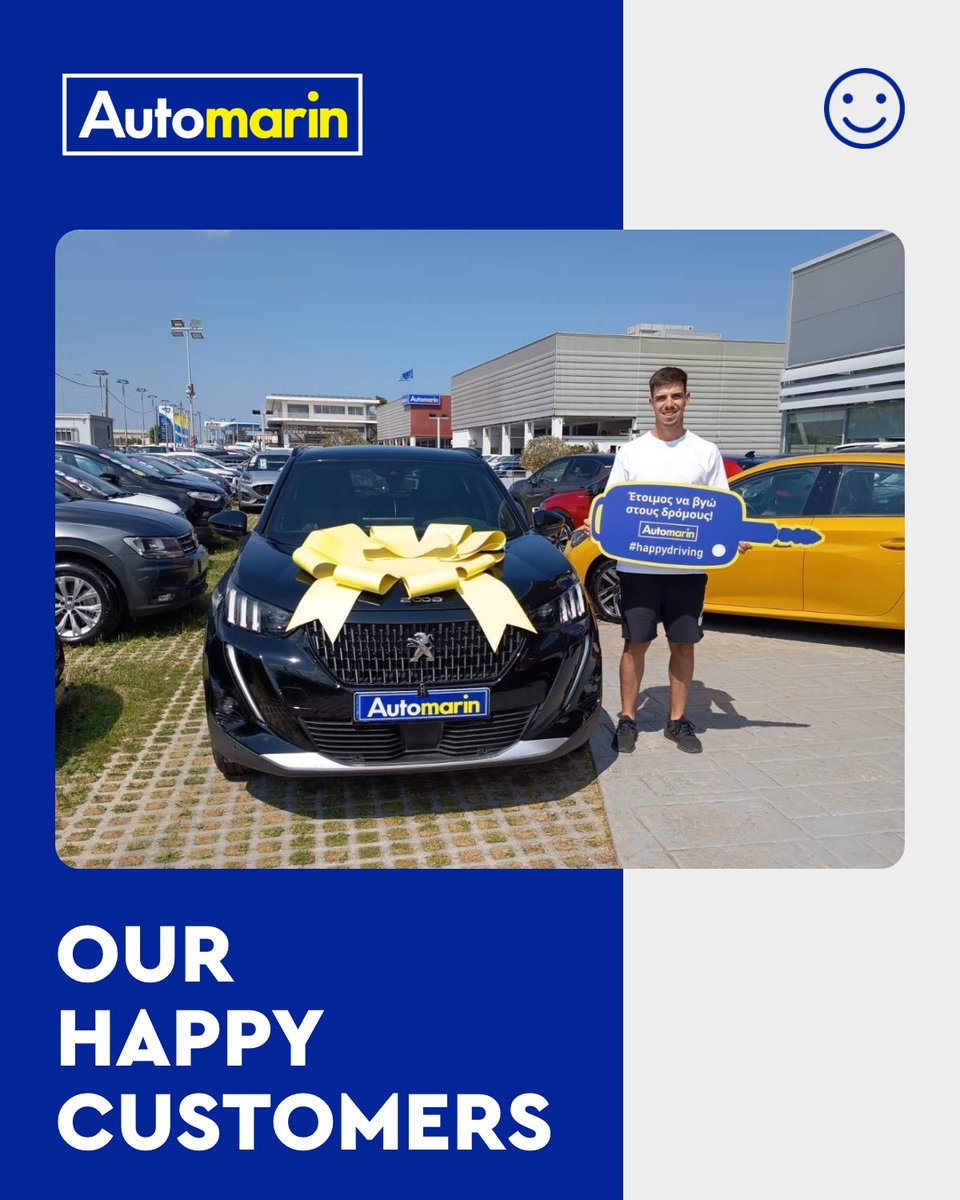 Automarin's tweet photo. Κάθε παράδοση αυτοκινήτου, μια νέα αρχή!💙Πάνω από 5 δεκαετίες στο δρόμο μαζί σας!   Είμαστε ευγνώμονες για κάθε πελάτη που μας εμπιστεύτηκε για το ταξίδι, τις περιπέτειες και τα όνειρά του. https://t.co/HtQ1Rfr9b7