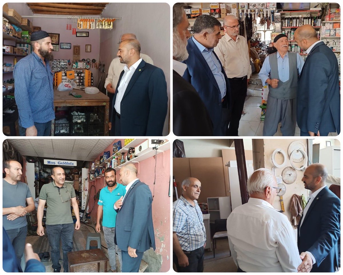 AvMahmutSahin's tweet photo. 📍Palu / Elazığ 

Yıllar geçse de hasreti dinmeyen, çocukluğumun ve gençliğimin en güzel hatıralarını taşıyan Palu’da; Elazığ İl Başkanımız Metin Suiçer ve Palu İlçe Başkanımız Uğur Öztürk ile birlikte kıymetli esnafımızı ziyaret ettik.

Esnafımızın talep ve önerilerini dinledik, ilçemizin meseleleri üzerine istişarelerde bulunduk. Samimi ve sıcak ilgileri için tüm hemşehrilerimize teşekkür ediyoruz.