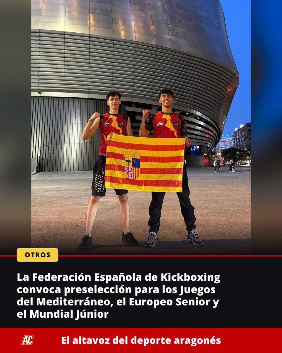 aragoncompite's tweet photo. 🏆 La Federación Española de Kickboxing convoca preselección para los Ju...
🔗 https://t.co/4K0Y7z7G5y
#AragonCompite #otros https://t.co/CiIHEj9gG9
