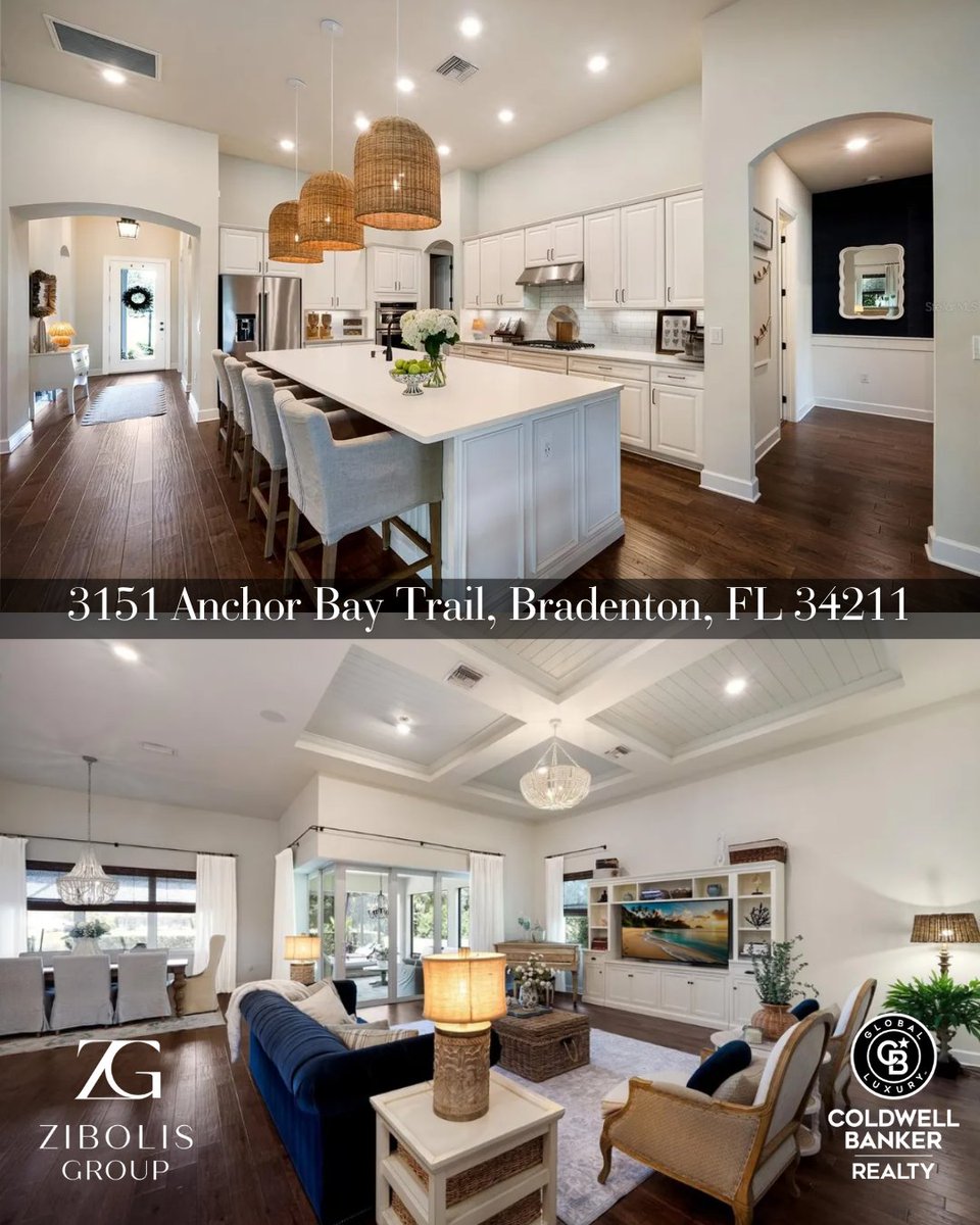 zibolisgroup's tweet photo. ⭐ 𝐉𝐔𝐒𝐓 𝐋𝐈𝐒𝐓𝐄𝐃 ⭐

📍 3151 Anchor Bay Trail, Bradenton, FL 34211

💰 $999,000
🛏 3 Bed | 2.5 Bath 
📐 3,209 SqFt | 0.23 Acre Lot

 Zibolis Group | Coldwell Banker Global Luxury
📱 941.725.3060
📧 team@zibolisgroup.com
🌐 https://t.co/zv6zGIEfDG https://t.co/BrSO3qNCg7