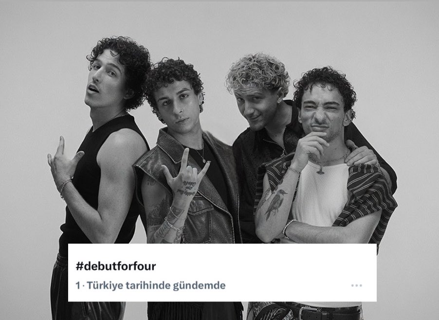 deenoww's tweet photo. cok bir sey demeye gerek yok gibi #debutforfour https://t.co/GzOdEzsDeb