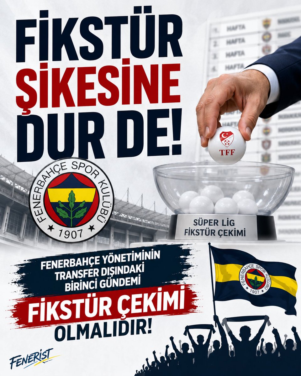Feneristcom's tweet photo. 40 yıldır malum takım için ayar verilen fikstür şikesine dur de! https://t.co/0oTOwblPM9