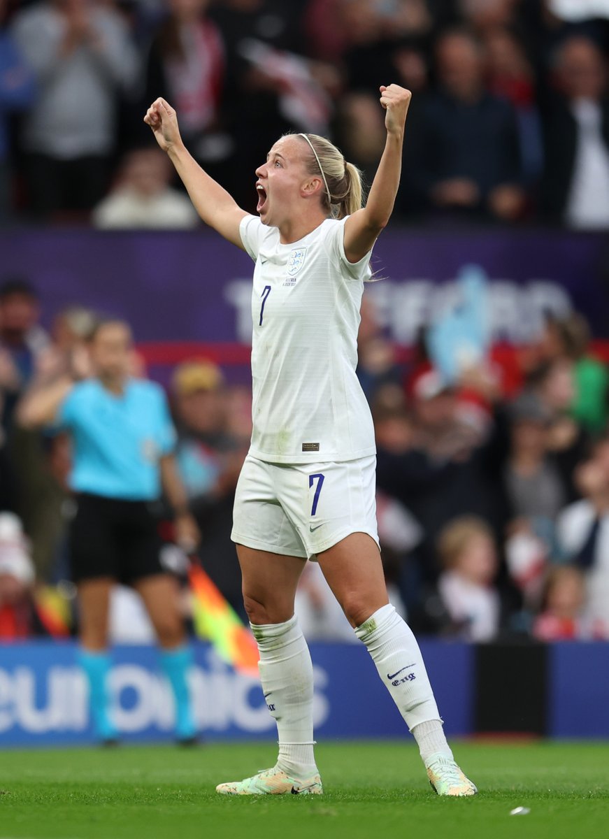 Lionesses's tweet photo. #OnThisDay four years ago, @bmeado9 scored the opening goal of #WEURO2022 against Austria at Old Trafford.

It would be the first of many...🤩 https://t.co/fFK6mhLXZR