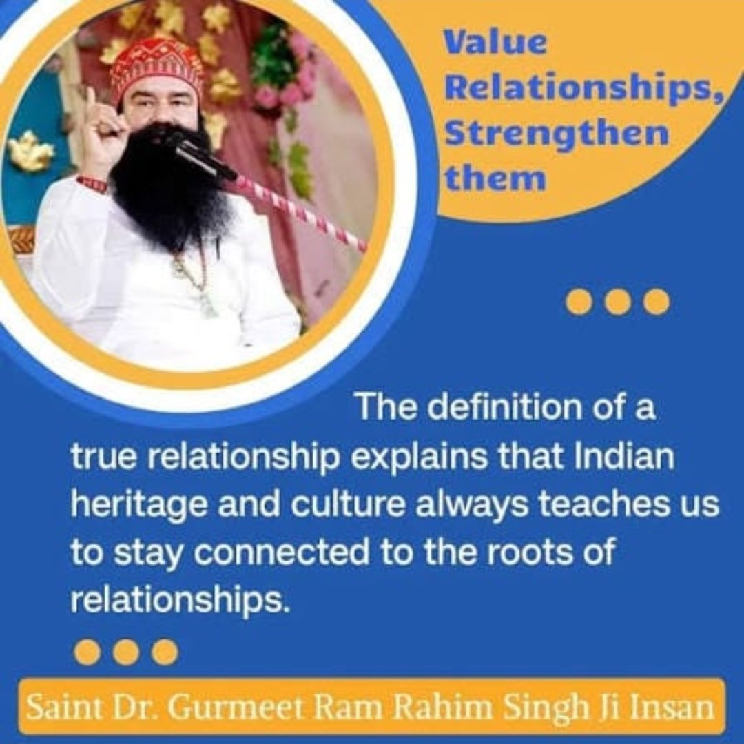singh_amri59793's tweet photo. जीवन में  नकारात्मक लोगों से दूरी बनाकर रखना ही समझदारी है,उनका संग हमारे मन को भी प्रभावित करता है। इसलिए Saint Dr Gurmeet Ram Rahim Singh Ji Insan हमेशा खुद को बेहतर बनाने तथा निस्वार्थ प्रेम और सेवा भाव अपनाने के लिए प्रेरित करते हैं।#GrowthMindset 
#LifeLesson
#RamRahim https://t.co/arAXkM5Wps
