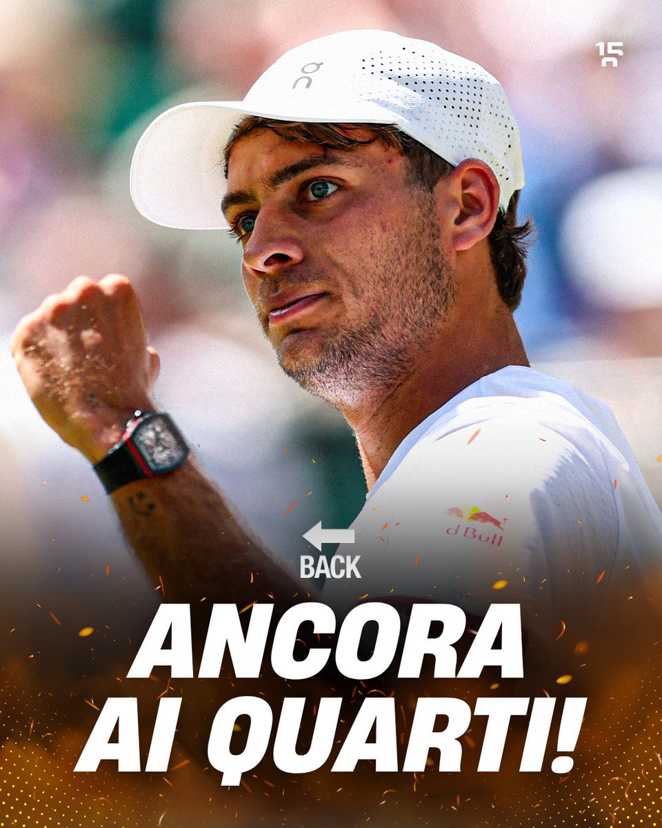 quindicizero's tweet photo. COBOLLI TORNA AI QUARTI 🇮🇹

Flavio Cobolli fa sua in tre set (7-5 7-6 6-3) una partita molto equilibrata contro Alex de Minaur e come l'anno scorso approda tra i migliori 8 giocatori del torneo.

Con questa vittoria l'italiano diventa anche il terzo giocatore nella storia del nostro tennis a raggiungere i quarti di finale in plurime edizione del torneo, come Sinner e Pierangeli.

Flavio adesso attende il vincitore della sfida tra Dimitrov e Fery, che si giocherà come secondo match sul campo centrale.