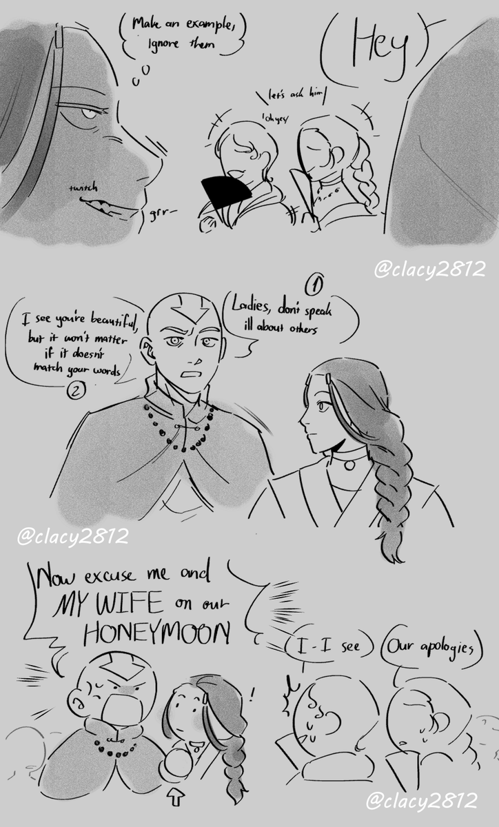 ClacyYe's tweet photo. Happy wife, life good (other ending below)

#kataang #atla https://t.co/dy1wntcB7y