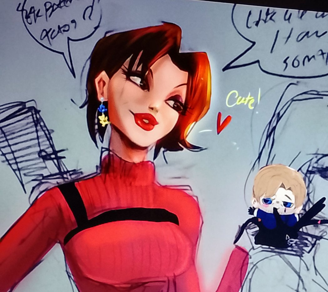 Helliborngirl's tweet photo. My first painting of #LeonKennedy and #Adawong. I haven't painted in a long time I'm stressed!🙂🤕
It's not finished yet! I hope you like it💖
#leonkennedy
#aeon
#agentspy
#AdaWong
#residentevil https://t.co/BPpFmbU2rD