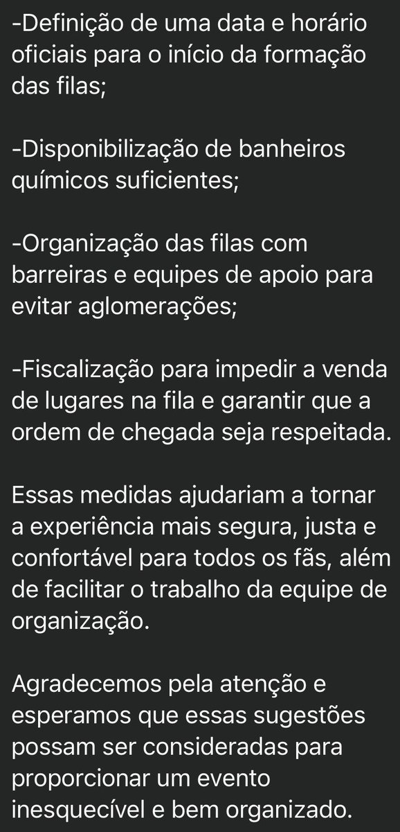 rkvspy_'s tweet photo. Depois da desorganização no show do ENHYPEN, esperamos que o MorumBIS organize melhor as filas e a saída no show do BTS, garantindo a segurança de todos. Nós, fãs, temos que fazer a nossa parte também! #BTS_ARIRANG #BTSBrasil #SegurançaNoShow #MorumBis https://t.co/4qTCndHLiM