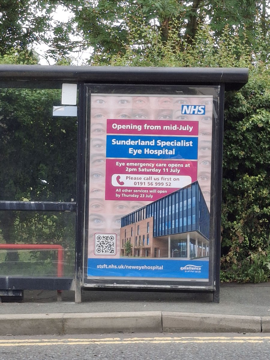 STSFTrust's tweet photo. We're preparing to welcome patients to the new Sunderland Specialist Eye Hospital!

🚨 Eye Emergency opens at 2pm on 11 July – please call 0191 569 9952 before attending.
🏥 All services will move by 23 July.
📅 Check your appointment letter for details.

https://t.co/myAXdWZ3H4 https://t.co/KNcnXMer9f