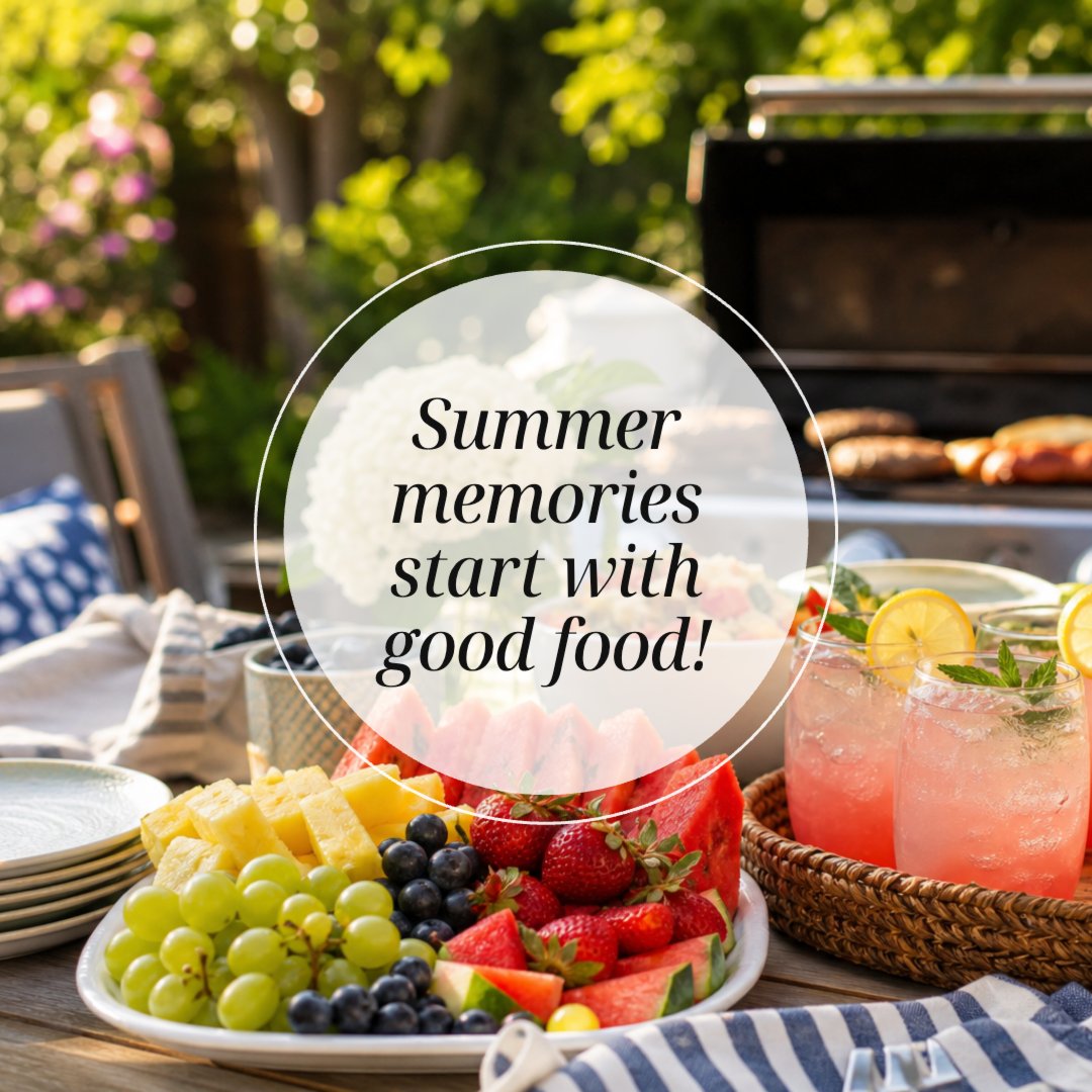 KRESnyc's tweet photo. 🍉 ☀️ Summer has a way of turning simple meals into lasting memories. Fresh watermelon on a hot afternoon, burgers fresh off the grill, ice cream after sunset, beach snacks shared with friends, and patio dinners that somehow stretch long into the evening. https://t.co/38oOCuNsN7