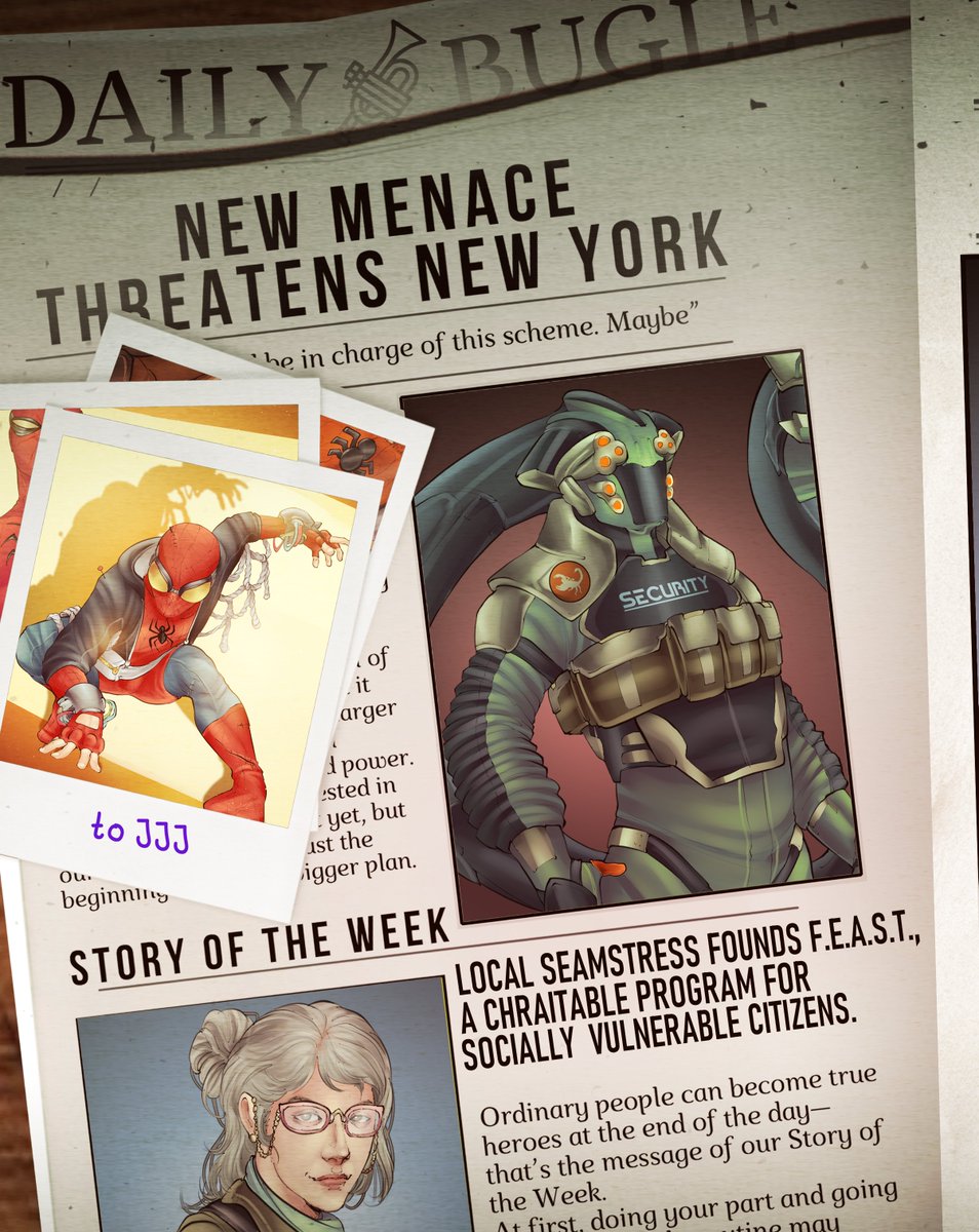 The_Luckyest's tweet photo. Spider-Man: Friends and Foes -
Aunt May and Scorpion 

Find more in #Earth7Marvel https://t.co/f4xLwL0RyQ
