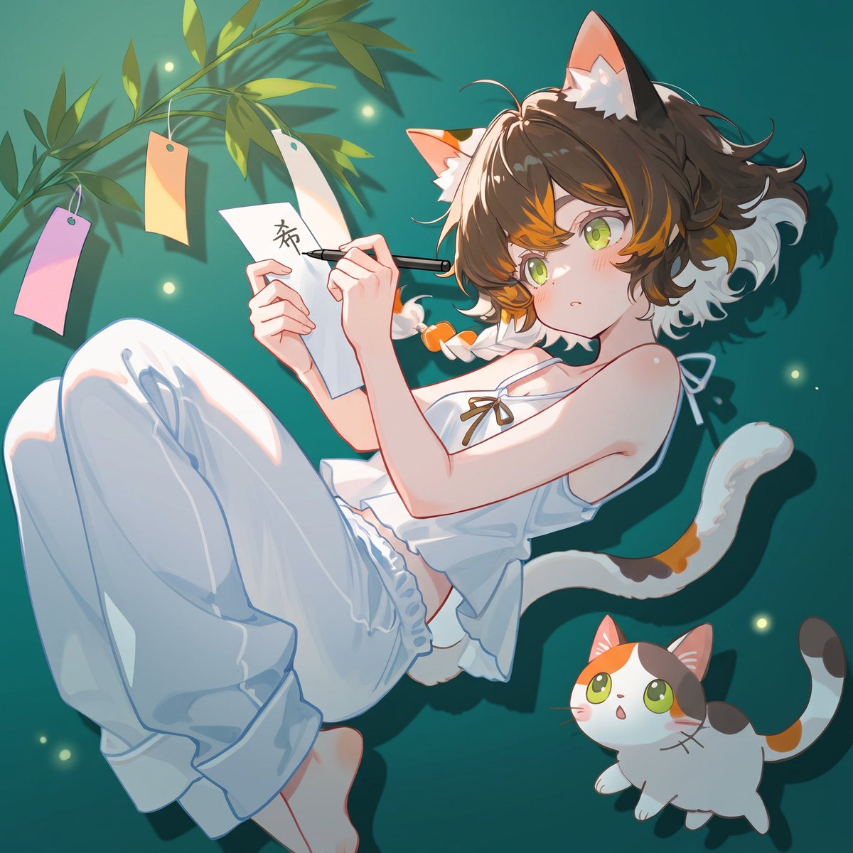 おやすみ 織姫と彦星が出逢うのは七夕の文字通り 『七日の夕方から