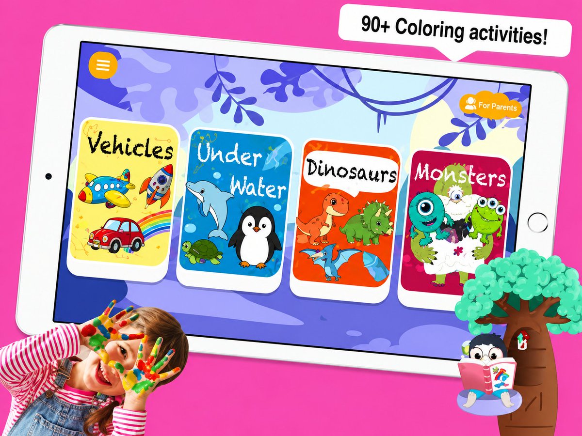 SumitGrooves's tweet photo. I'm a 32-year-old dad, and my 2.5-year-old daughter refused to eat without cartoons. So instead of giving her more videos, I built her a coloring game using vibe coding. 
The best part? My QA tester was 2.5 years old. 
Now she loves coloring while learning. https://t.co/qDpJFjeDji