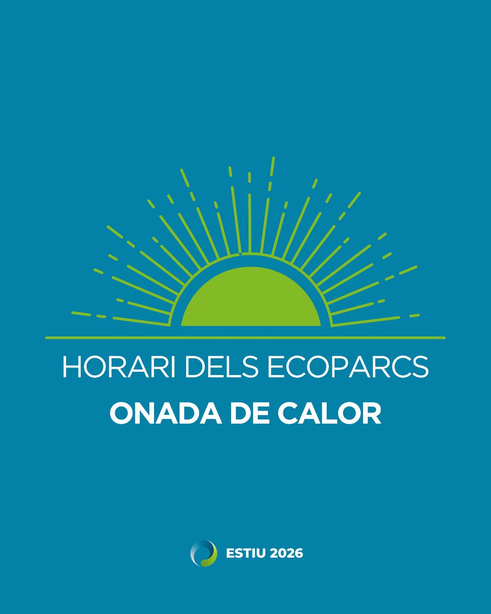 riberacircular's tweet photo. 🌡️ Davant els episodis de calor extrema, el CRiV modifica els horaris dels seus ecoparcs per garantir la seguretat de ciutadania i operaris. Tota la informació, al nostre Instagram: https://t.co/wVMseVEmfB https://t.co/LAgSplWmDh