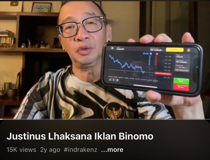 andikamalreza's tweet photo. Lebih “banci” mana sama yg hapus video promosiin Binomo kuch?? https://t.co/g4GUXT6MLV