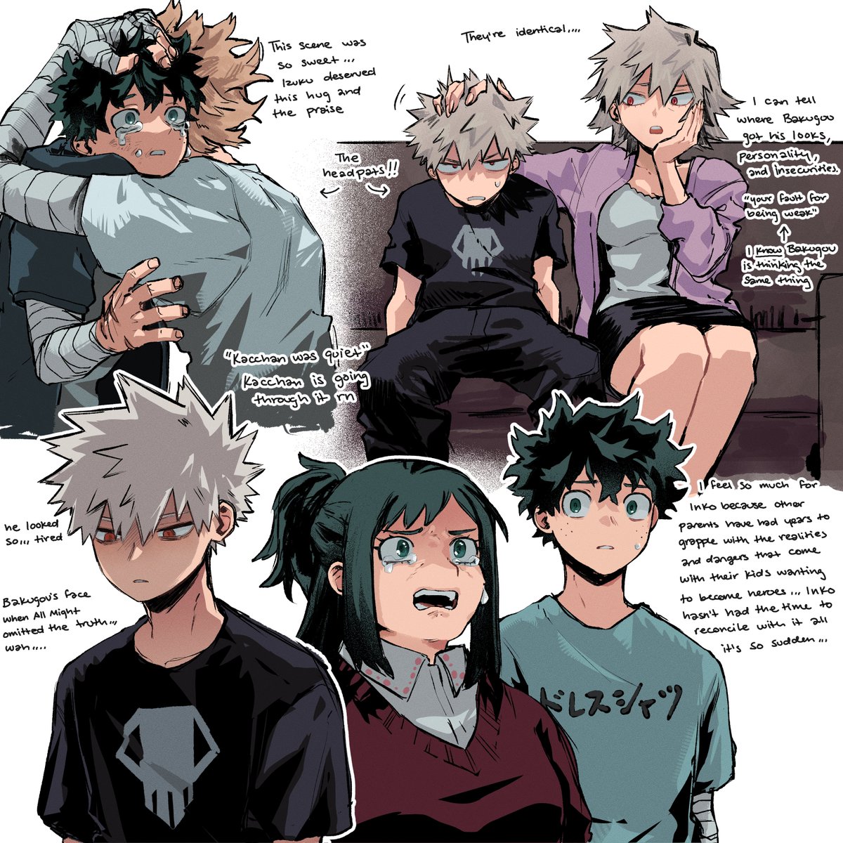 seirxi's tweet photo. took a longer break than I anticipated but I'm back with my post-watch drawings for episodes 50-53 of bnha

moving onto the provisional hero license exam! I'm honestly not worried at all for class 1-A. They have way too much experience to fail I think https://t.co/bXpOakEr0B