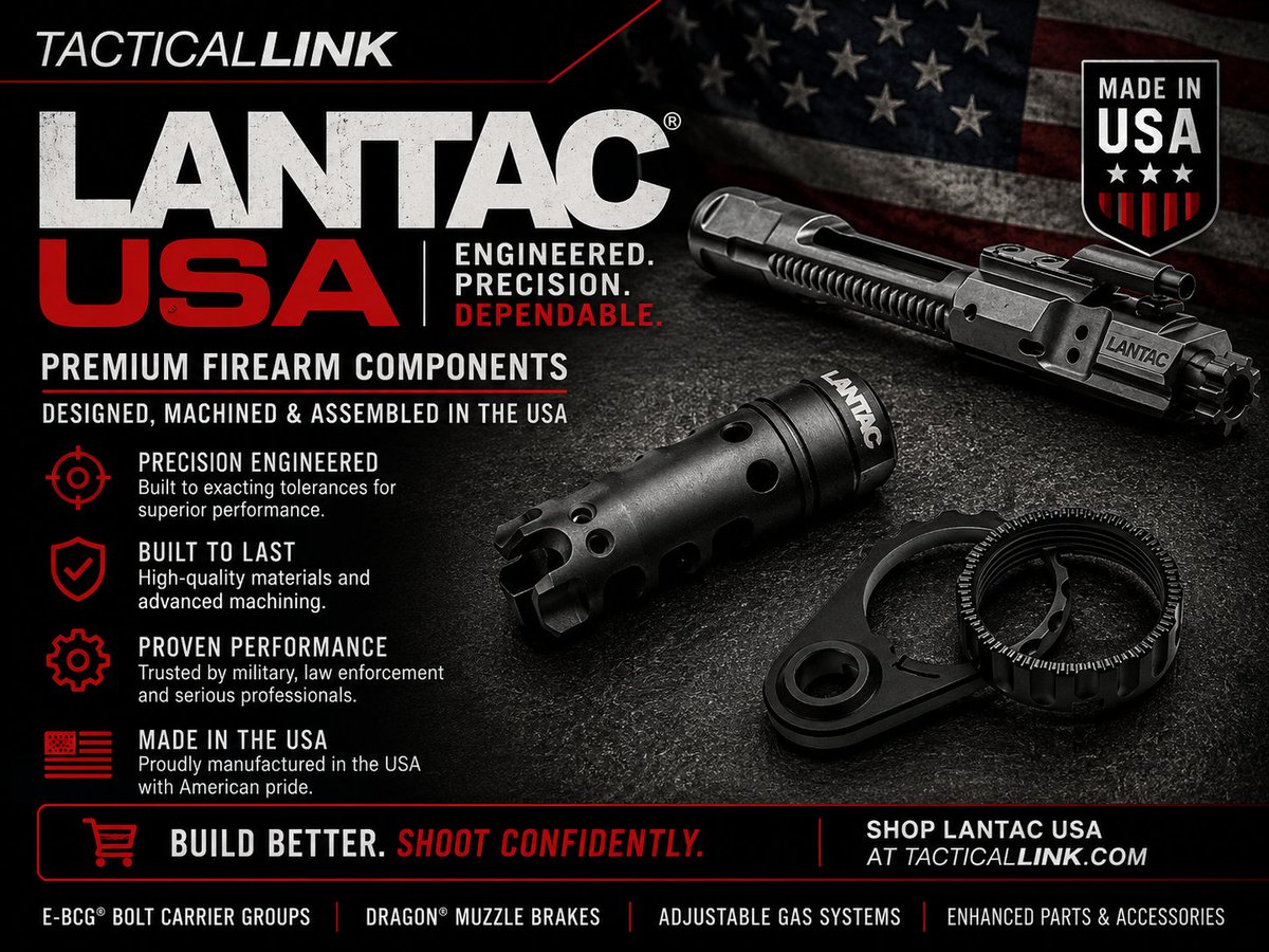 TacticalLink's tweet photo. 🔥 We have lots of Lantac USA products, many with free shipping!

https://t.co/jVy3vWcJZe

* Firearms Not Sold Through X * https://t.co/dl6dFRqFnr