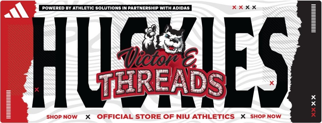 NIUlive's tweet photo. Rep your #HuskiePride wherever you go! 🐾
Browse new apparel, accessories, and gifts at Victor E. Threads. Perfect for game days, tailgates, or everyday Huskie spirit.

▶️ https://t.co/7pWaYIxXLe https://t.co/yx7PIntxt0