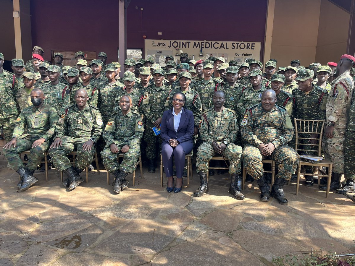 JMSUganda's tweet photo. We were pleased to host students from the UPDF College of Logistics and Engineering at the JMS Head Office in Nsambya for a benchmarking and practical learning session. The visit provided insights into our end-to-end health supply chain operations and reaffirmed our commitment to knowledge sharing and strengthening logistics capacity. #JMS_cares #JMS_saving_lives_diligently