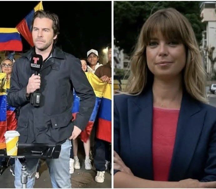 Hernanhernan53's tweet photo. Dos de los tantos Palangristas del Periodismo, qué aún con Nuestra Desgracia Tergiversar la Noticia es su Oficio., el País de España es una Cloaca , igual CNÑ , Caracol de Colombia y otros. https://t.co/lpOwAULFhJ