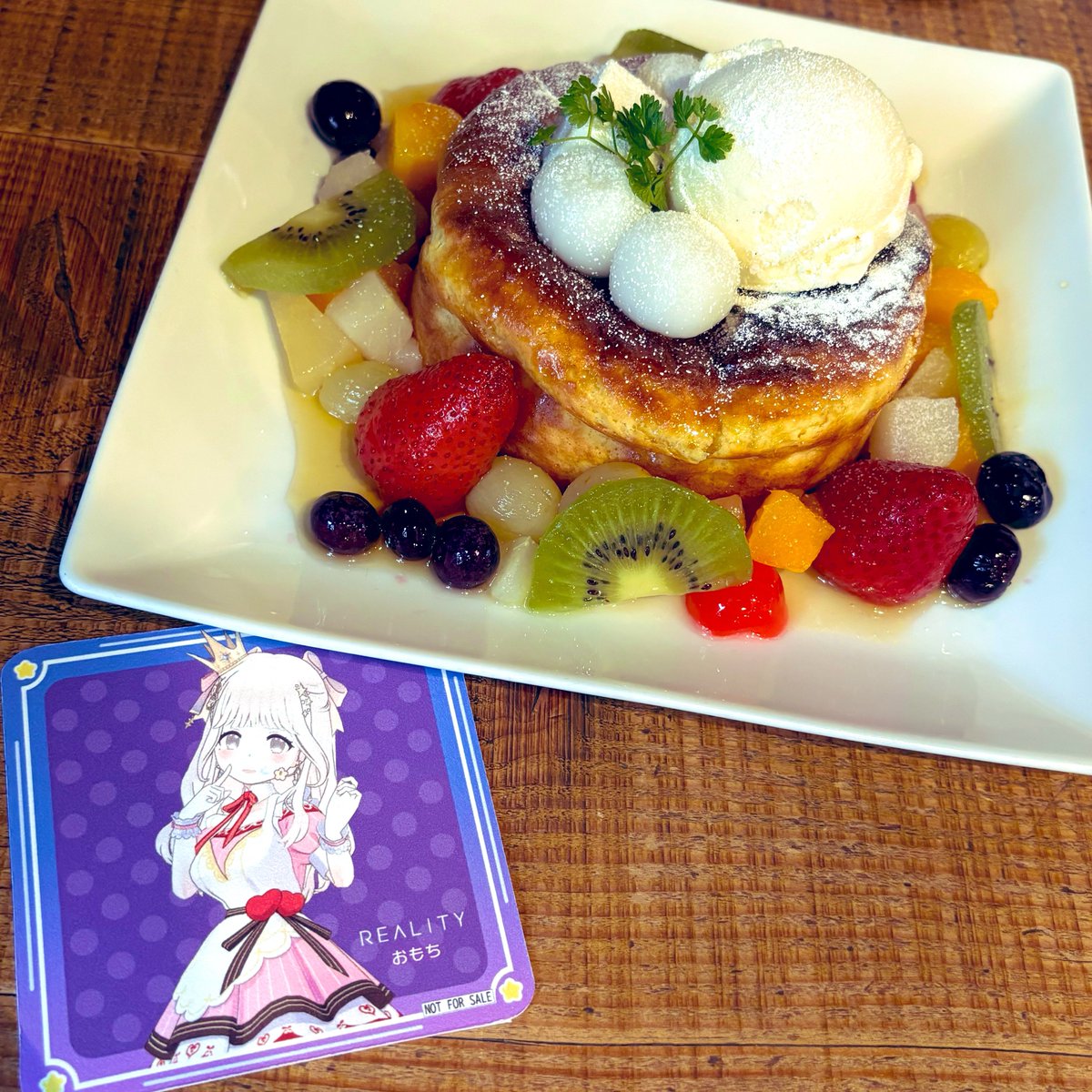 jajami_reality's tweet photo. #REALITY
#スターライバーコラボカフェ
#愛の極地
#めいちゃん集合かも
#もちぎゃらりぃ

初日は自分の食べたかったから2回目はほかのみんなのフードやドリンクを注文！！
大変美味しゅうございました！😋
※ハッシュタグ多すぎワロタ https://t.co/52KJSMYYKU