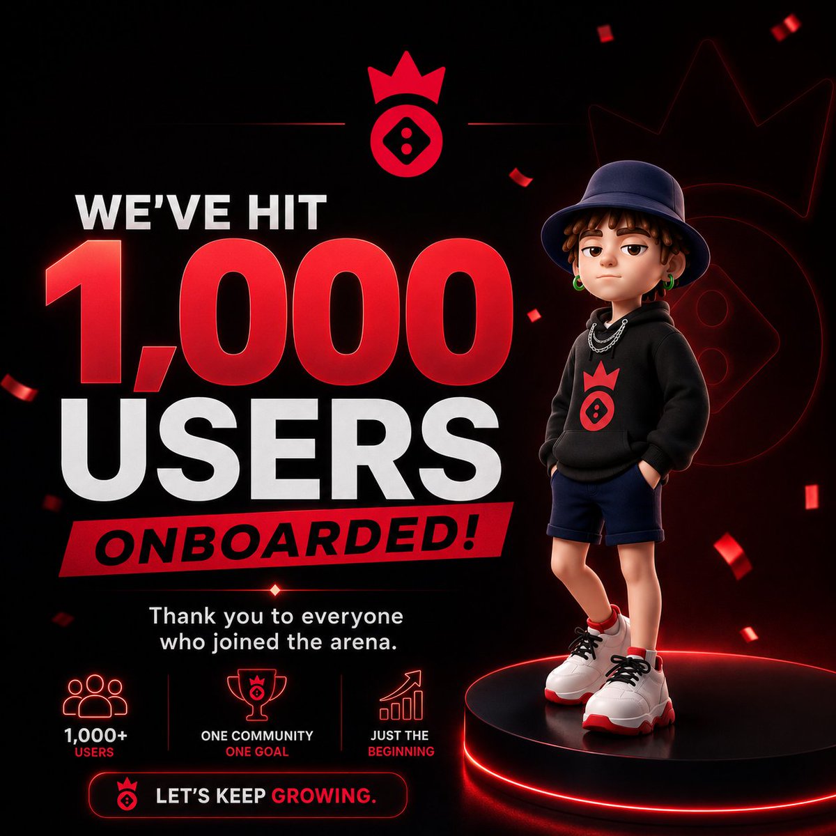 twoxgg's tweet photo. 🚀 We just hit 1,000 users.

It's a small milestone in the grand scheme of things, but every product starts somewhere.

Thank you to everyone who's joined, tested the game, shared feedback, and believed in what we're building.

On to 10,000. 🎯 https://t.co/syeBh1wXNi