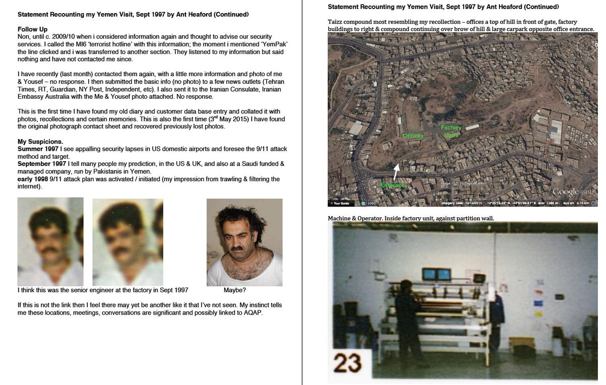 MancunianQuiet's tweet photo. My Original 9/11 Dossier Emailed to SO15 & MSM on 4 May 2015:
👉https://t.co/MDRE05hfbK👈
#SO15 could've identified those I met in Yemen straight away, especially Al Qaeda's fixer in Taiz Abdul Ali Sharqawi: https://t.co/Oy25oviISx
But SO15 never replied & won't interviewed me https://t.co/m05C1oUvhl