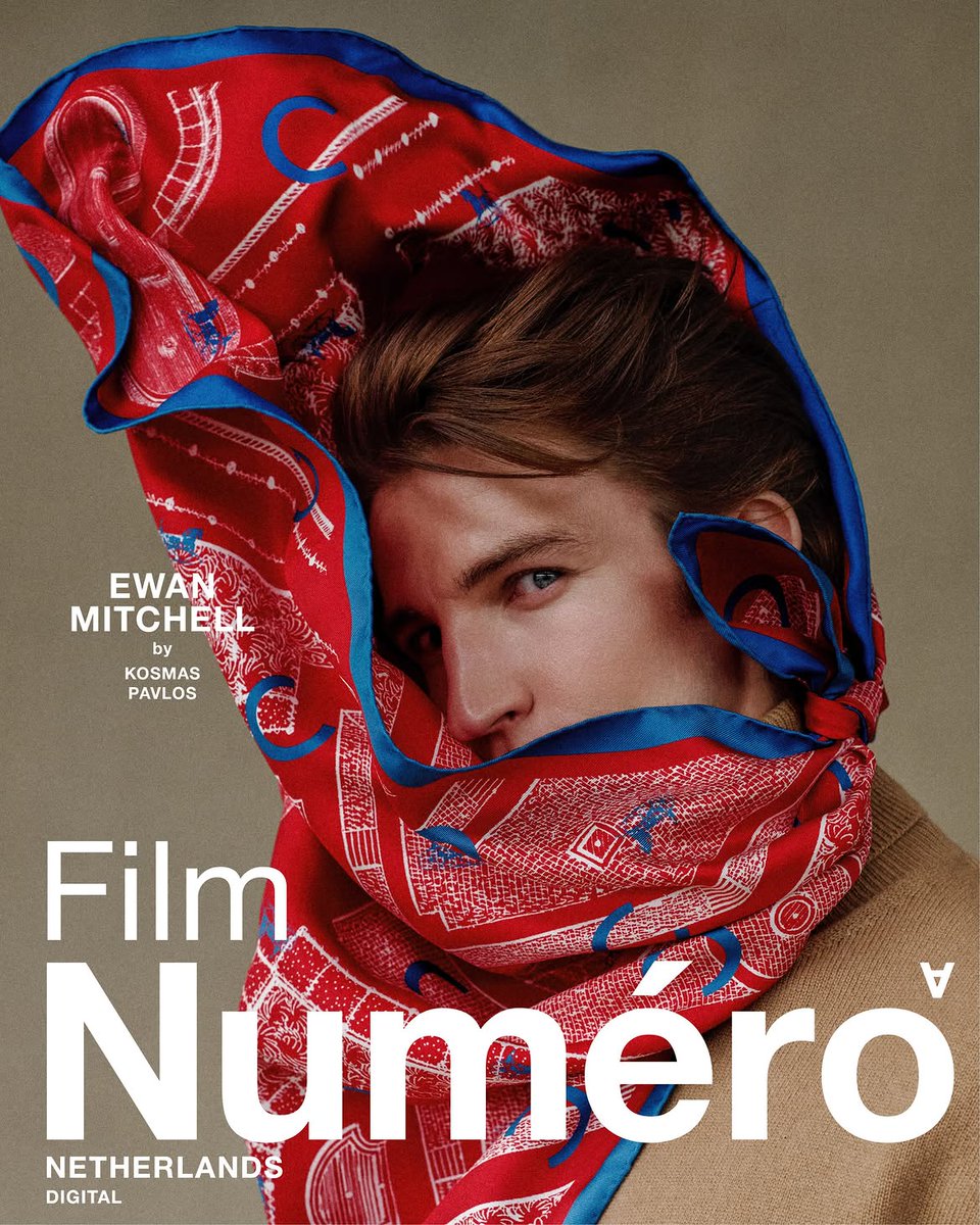 thinkerewan's tweet photo. EWAN MITCHELL ON THE COVER FOR NÚMERO NETHERLANDS https://t.co/nnnnPGGVuw