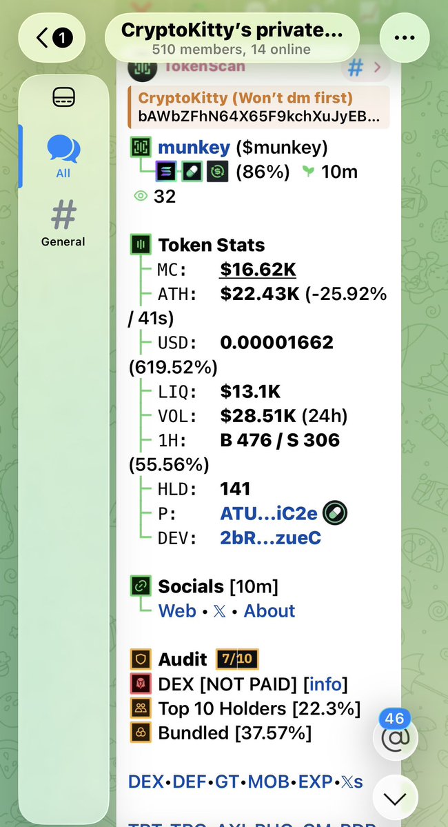 CryptoKittoll's tweet photo. Watch on your entry on $munkey
Ca;

bAWbZFhN64X65F9kchXuJyEBrsqFiVXVni6dHcypump https://t.co/CkwTMhAOlU