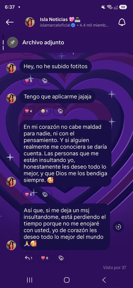 Noe_LiaBenitez's tweet photo. Isla no ha hecho más que Apoyar a Su Amiga y defenderla 

Los que van y le comentan cosas dfeas Tienen un hueco en la cabeza.

Isla se ha demostrado de lo más noble con todos 💖
ELLA NO ESTÁ RN UN REALITY

Son una mierda
#TeamKarola https://t.co/KMik6PizzX