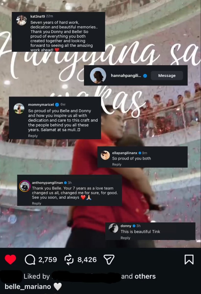doughnbil's tweet photo. they have been there from the very start and have actually witnessed it all. so soooo much love, for you donny and belle. https://t.co/Y534rASxfE