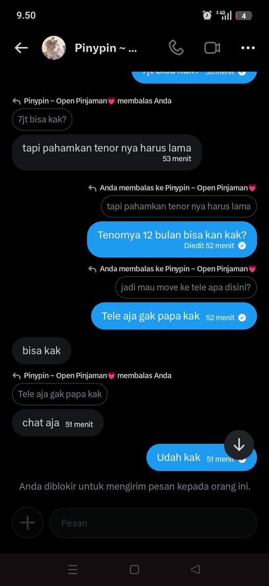 ciaciiiy's tweet photo. Anjing sama penipunya kalian @babypinkiypin @wlvalq8bn #pinpri #pinjaman https://t.co/jNZN8lEjJq