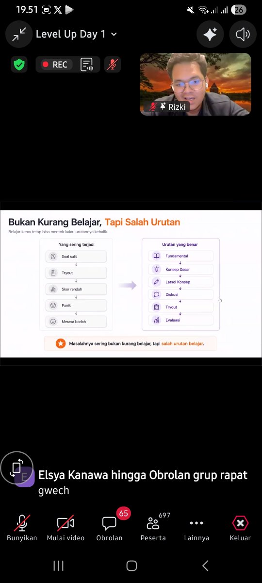 nayyniaa's tweet photo. ☆Day 1  — Level Up Simakara

Malam ini bahas strategi lolos PTN impian, dimulai dari mindset, memahami jalur seleksi, mengenal subtes SNBT, menyusun urutan belajar, evaluasi yang benar, bangun kebiasaan kecil untuk terus improve. Seru poll!! So excited untuk besok🌟
@simakaraid https://t.co/GqlHpL4tDv