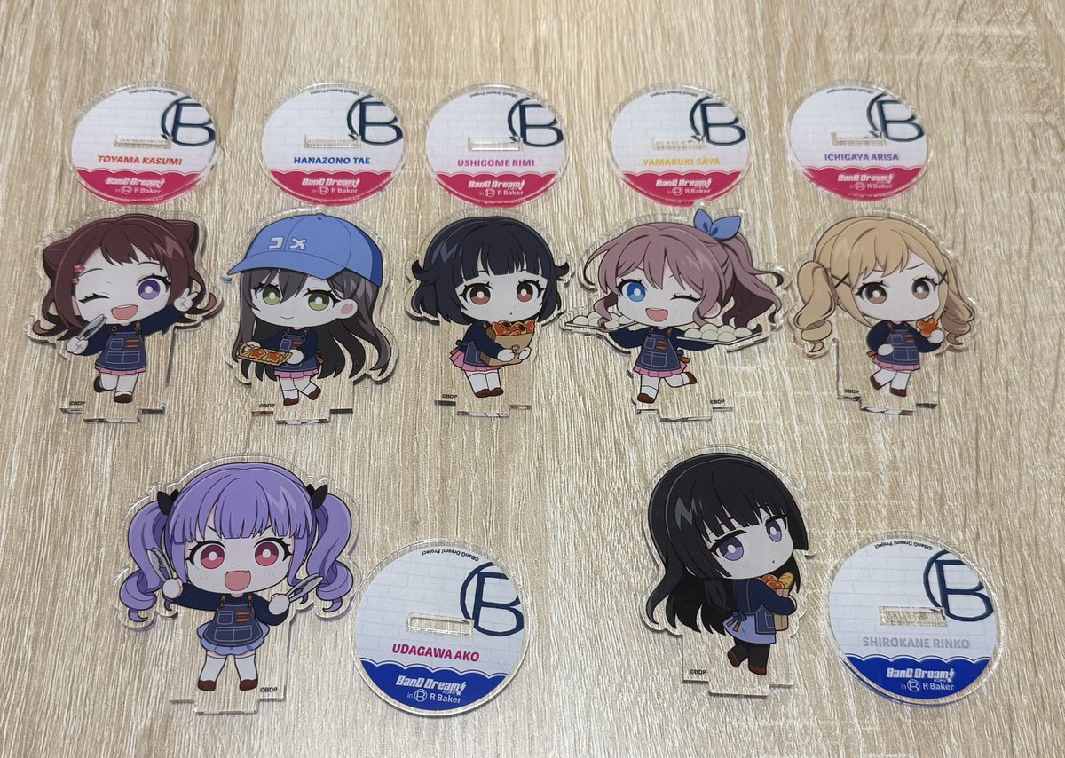 バンドリ RBaker アールベイカー アクスタ アクキー シール モーティス