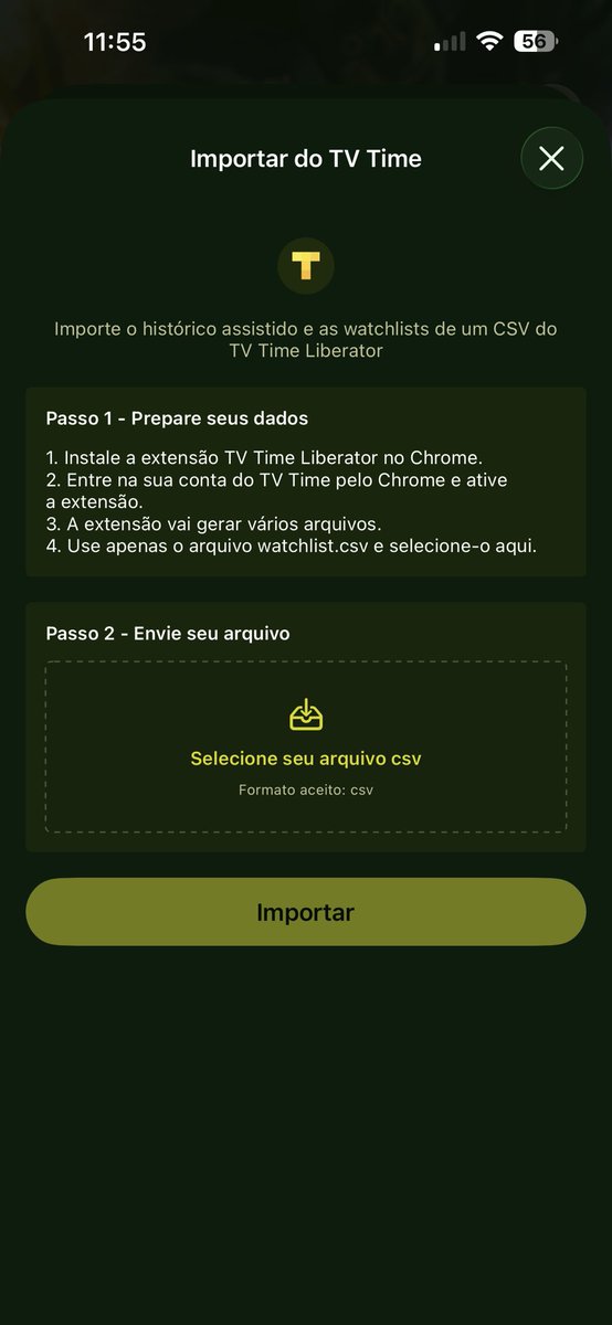 luannacss's tweet photo. @beepRtozier @suitetvapp Desse jeitinho aqui, usei essa extensão no Chrome pelo pc e o arquivo gerado é um .zip. Daí você upa somente o .csv que tá dentro dele aqui nesse local https://t.co/E50ovOkM8L