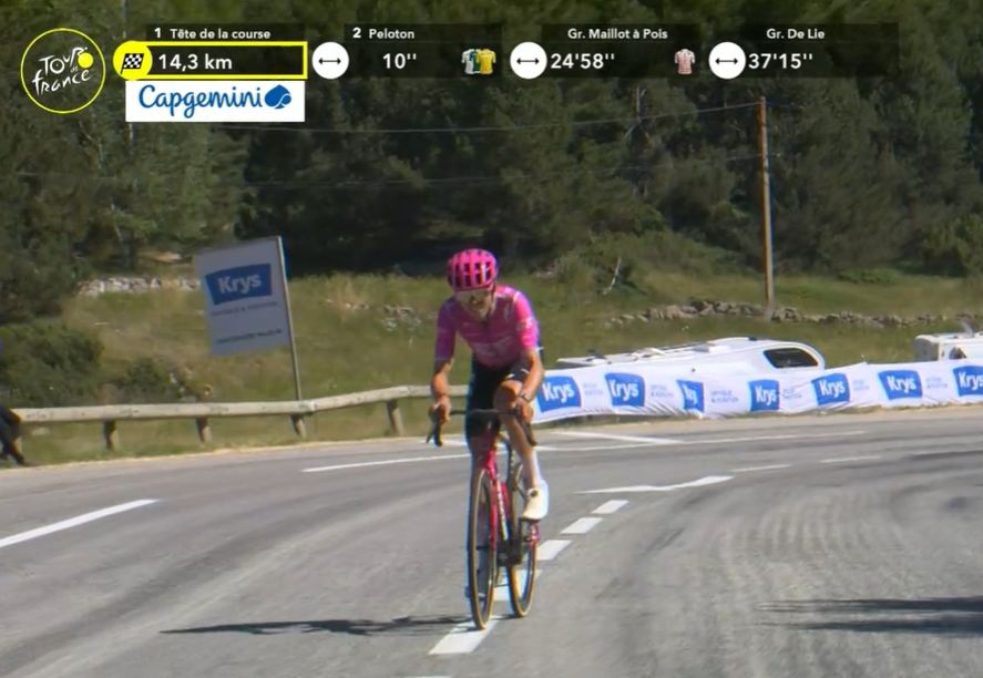 JPHHenneton's tweet photo. #cyclisme 🚴‍♂️  Tour de France 🇫🇷   Étape 3⃣

Alex Baudin en tête

#TDF #TDF2026 https://t.co/cJF6mUZDLK