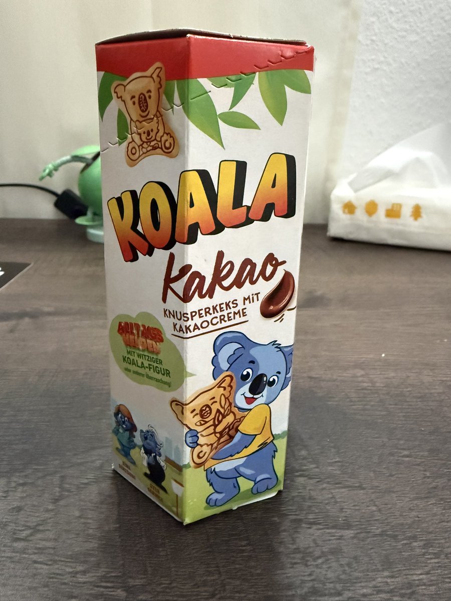 パンダのマーチ ドイツ版コアラのマーチ(1.6ユーロ)を買ってみた 気になって
