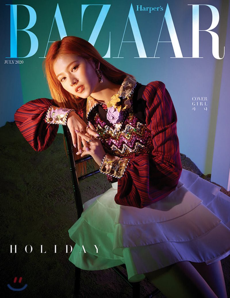 sanadorabel's tweet photo. harper’s bazaar cover girl sana 

july 2020 issue                   summer 2026 issue https://t.co/HEcjX0JpWJ