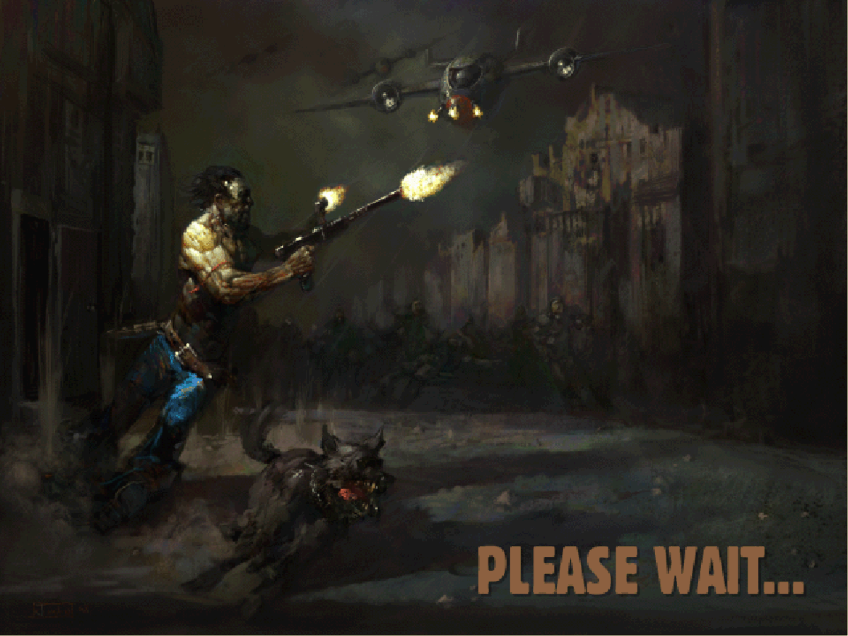 biggieU_U's tweet photo. Fallout 2's loading screens are incredible https://t.co/GPGhWqIFcn