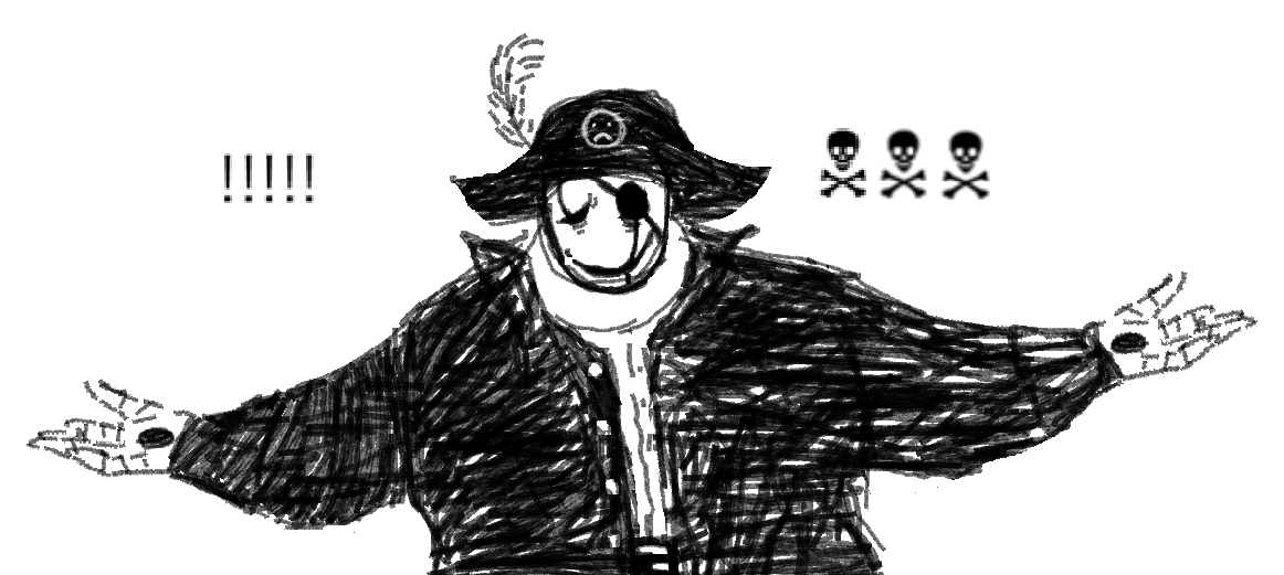 pikmerp's tweet photo. I think pirate gaster is cute https://t.co/ZQ2A99cG6L