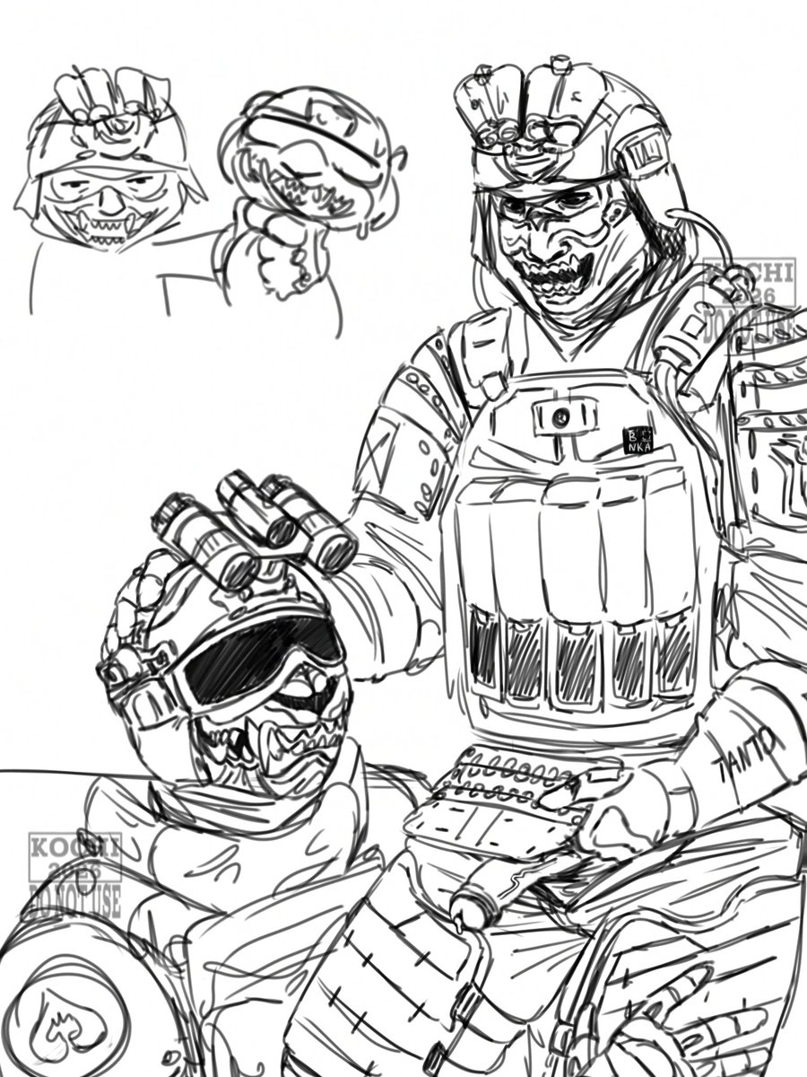 k0chiis2priv's tweet photo. Repost. On a break with a friend 👀

#oni #onicod #velikan #velikancod #cod https://t.co/Xdk2qzgksq